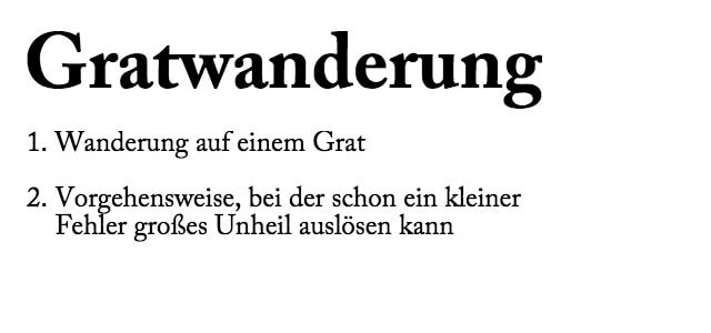 txt-Gratwanderung